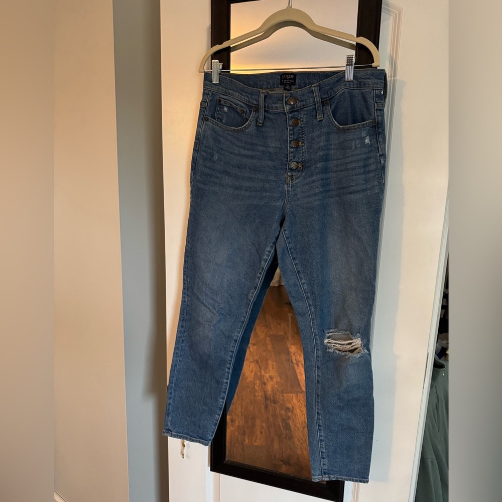 J. Crew High Rise Women Jeans - Blue